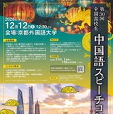 京都外国語大、全国高校生中国語スピーチコンテスト12/12 画像