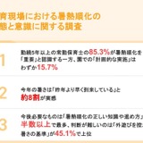 暑熱順化「重要」8割超も、保育現場の計画的実施15％止まり 画像
