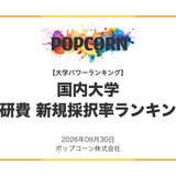 科研費の新規採択率、東大は7位…上位10校を発表 画像