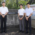 京都府教育委員会の小西氏、磯和氏、藤田氏（左から）