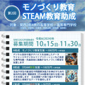 第2回「STEAM・モノづくり教育助成」