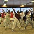 TEAM EXPO Danceを披露するようす