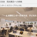 職員室（校務センター）はフリーアドレス