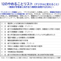 12のやめることリスト （デジタルに変えること）