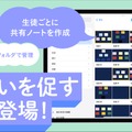 生徒の学び合いと教員による学習支援をサポートする新機能