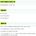 採用予定職・勤務場所など