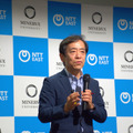 NTT東日本・ミネルバ大学・ミネルバジャパン 連携協定記者会見のようす