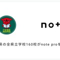 千葉県立中学校・高等学校・特別支援学校あわせて160校がnote pro導入
