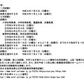 今後の日程