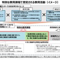 特別な教育課程で想定される教育活動(イメージ)
