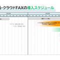 クラウド電話・クラウドFAXの導入スケジュール