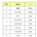 Q. 「栽培学習」で育てる植物は何ですか。主に育てている植物名を1つお答えください。（自由回答）