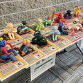 市の子供美術展での展示