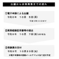 出願から合格発表までの流れ