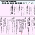 試験スケジュール