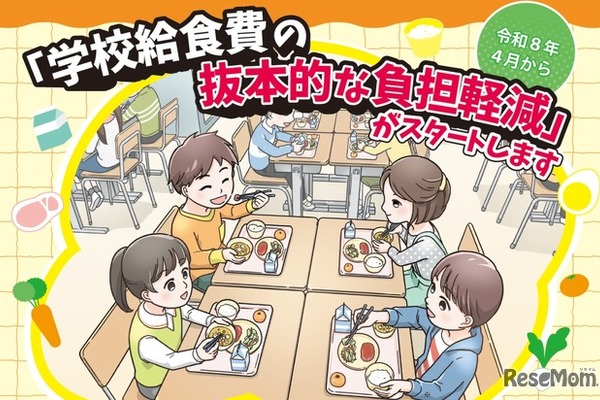 公立小学校の給食費、実質無償化スタート…月額5,200円支援 画像