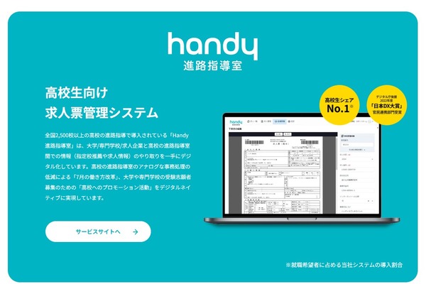 【大学受験】Handy進路指導室、旺文社と連携…総合型・学校推薦型選抜の情報提供 画像