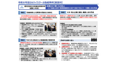 DXハイスクール事例集を公開、農業DX・半導体人材育成など3校を紹介 画像