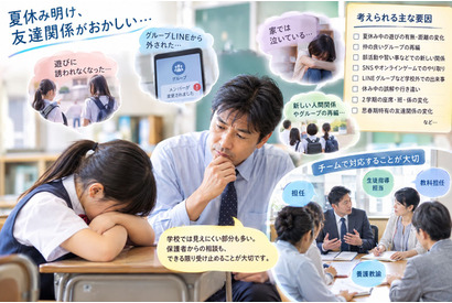 【相談対応Q＆A】夏休み明け、友達関係に異変