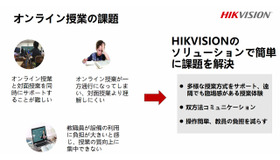 HIKVISIONのソリューションでオンライン授業の課題を解決