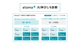 atama＋ AI伸びしろ診断（実際に出力されるレポートは仕様が異なる場合がある）