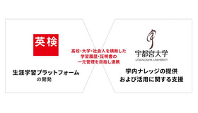 日本英語検定協会と宇都宮大学「生涯学習プラットフォーム（商標登録出願中）」の開発に関する協定締結