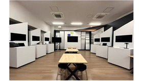 「Kyoto Innovation Digital Labo （KiND）」の展示ルーム