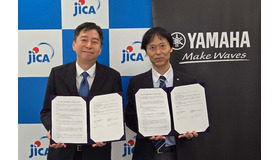 左：JICA東南アジア・大洋州部　早川友歩部長右：ヤマハ楽器事業本部販売会社統括部長　酒井憲寧氏