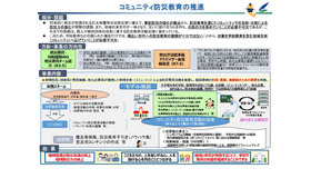 コミュニティ防災教育の推進