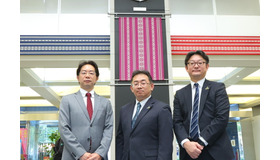 福岡市教育委員会の皆さん。左から伊藤寛之氏、金丸祥喜氏、伊藤真一氏