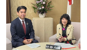 大臣折衝のようす