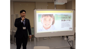 授業のようす（登壇者：チロルチョコ代表取締役社長 松尾裕二氏）