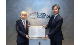 左：関西大学ビジネスデータサイエンス学部 学部長・鷲尾隆氏／右：トランスコスモス代表取締役共同社長・神谷健志氏