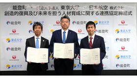 連携協定締結式のようす