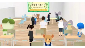 ホワイトボードで絵しりとりゲーム