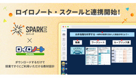 SPARKE、ロイロノート・スクールと連携開始