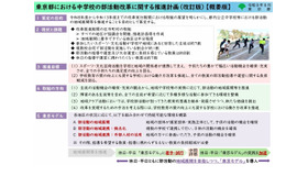 改訂版「東京都における中学校の部活動改革に関する推進計画」（概要版）