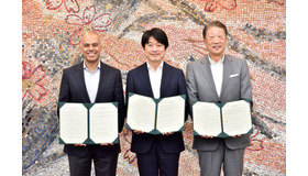 左から：アミット・セバク氏（ETS CEO）、大貫進一郎氏（日本大学学長）、藤沢裕厚氏（IIBC理事長）