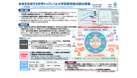 未来を先導する世界トップレベル大学院教育拠点創出事業 概要