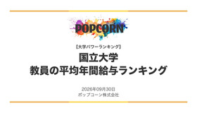 国立大学 教員の平均年間給与ランキング