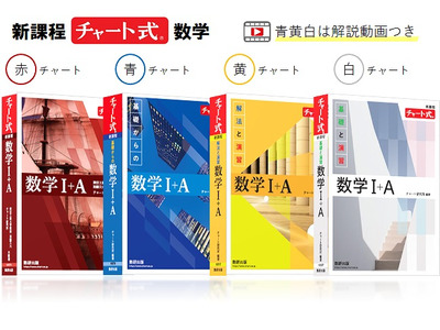 新学習指導要領対応「チャート式数学シリーズ」新発売 画像