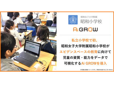 Ai GROW、昭和女子大附属昭和小学校が私立小で初導入 画像