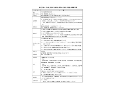 都立高の特別支援教育業務補助員を募集、都教委 画像