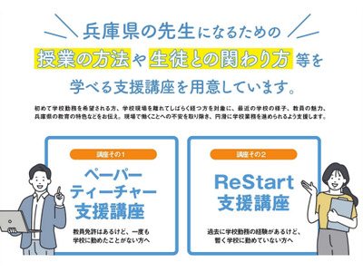 兵庫県「ペーパーティーチャー・ReStart支援講座」11月 画像