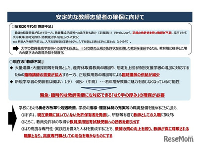 教員人材の確保策…大学院修了者の奨学金を全額免除へ 画像