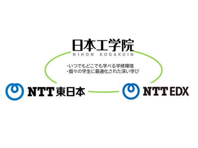 日本工学院×NTT、電子教科書活用実証事業を開始 画像