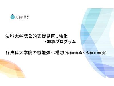 法科大学院の機能強化構想、32校の2028年度目標値を公表 画像