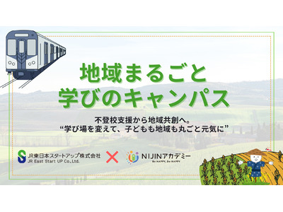 不登校支援、JR東日本とNIJINが駅を活用した学びの場創出へ 画像
