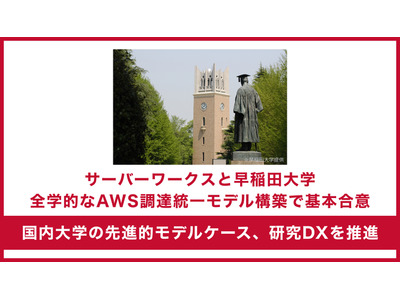サーバーワークス、早稲田大とAWS調達統一モデル構築で合意 画像