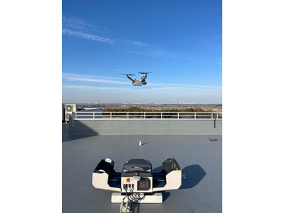 ドローンで通学路見守り…東庄町が小中学校で事業開始 画像